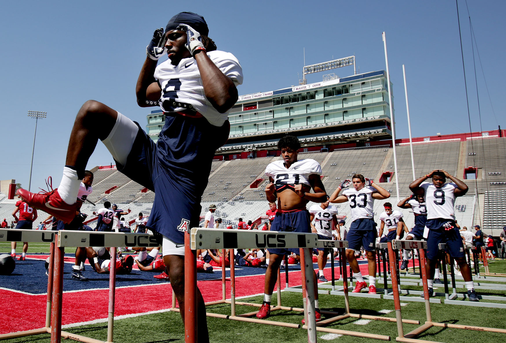 Arizona Wildcats football practice